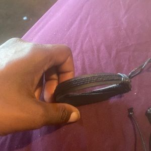 I got these one size fits most leather bracelets